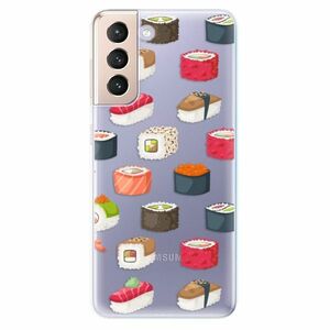 Odolné silikonové pouzdro iSaprio - Sushi Pattern - Samsung Galaxy S21 obraz