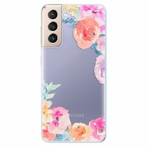 Odolné silikonové pouzdro iSaprio - Flower Brush - Samsung Galaxy S21 obraz