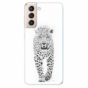 Odolné silikonové pouzdro iSaprio - White Jaguar - Samsung Galaxy S21 obraz