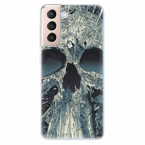 Odolné silikonové pouzdro iSaprio - Abstract Skull - Samsung Galaxy S21 obraz