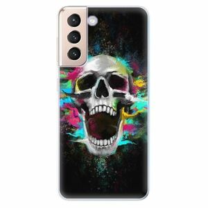 Odolné silikonové pouzdro iSaprio - Skull in Colors - Samsung Galaxy S21 obraz