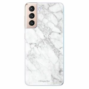 Odolné silikonové pouzdro iSaprio - SilverMarble 14 - Samsung Galaxy S21 obraz