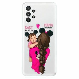 Odolné silikonové pouzdro iSaprio - Mama Mouse Brunette and Girl - Samsung Galaxy A32 5G obraz