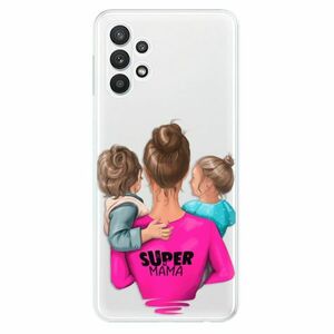 Odolné silikonové pouzdro iSaprio - Super Mama - Boy and Girl - Samsung Galaxy A32 5G obraz