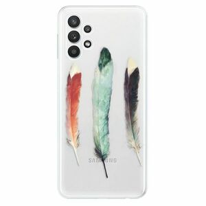 Odolné silikonové pouzdro iSaprio - Three Feathers - Samsung Galaxy A32 5G obraz