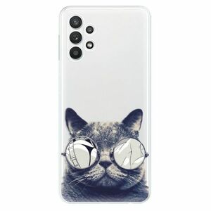 Odolné silikonové pouzdro iSaprio - Crazy Cat 01 - Samsung Galaxy A32 5G obraz