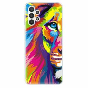 Odolné silikonové pouzdro iSaprio - Rainbow Lion - Samsung Galaxy A32 5G obraz