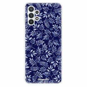 Odolné silikonové pouzdro iSaprio - Blue Leaves 05 - Samsung Galaxy A32 5G obraz