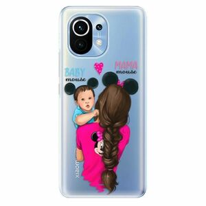 Odolné silikonové pouzdro iSaprio - Mama Mouse Brunette and Boy - Xiaomi Mi 11 obraz