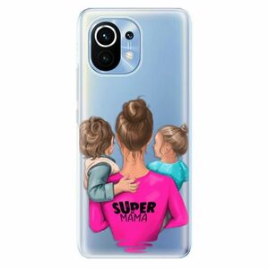 Odolné silikonové pouzdro iSaprio - Super Mama - Boy and Girl - Xiaomi Mi 11 obraz