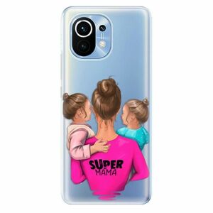 Odolné silikonové pouzdro iSaprio - Super Mama - Two Girls - Xiaomi Mi 11 obraz