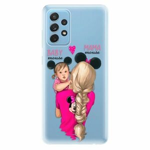 Odolné silikonové pouzdro iSaprio - Mama Mouse Blond and Girl - Samsung Galaxy A72 obraz