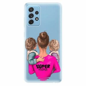 Odolné silikonové pouzdro iSaprio - Super Mama - Two Boys - Samsung Galaxy A72 obraz