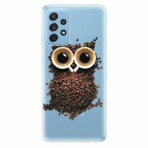 Odolné silikonové pouzdro iSaprio - Owl And Coffee - Samsung Galaxy A72 obraz