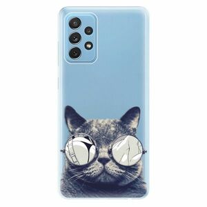 Odolné silikonové pouzdro iSaprio - Crazy Cat 01 - Samsung Galaxy A72 obraz