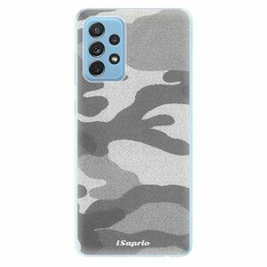 Odolné silikonové pouzdro iSaprio - Gray Camuflage 02 - Samsung Galaxy A72 obraz