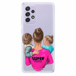 Odolné silikonové pouzdro iSaprio - Super Mama - Boy and Girl - Samsung Galaxy A52/A52 5G obraz
