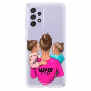 Odolné silikonové pouzdro iSaprio - Super Mama - Two Girls - Samsung Galaxy A52/A52 5G obraz