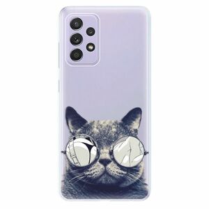 Odolné silikonové pouzdro iSaprio - Crazy Cat 01 - Samsung Galaxy A52/A52 5G obraz