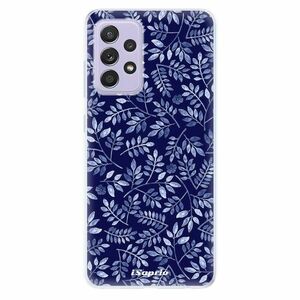 Odolné silikonové pouzdro iSaprio - Blue Leaves 05 - Samsung Galaxy A52/A52 5G obraz