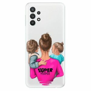 Odolné silikonové pouzdro iSaprio - Super Mama - Boy and Girl - Samsung Galaxy A32 obraz