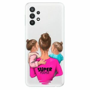 Odolné silikonové pouzdro iSaprio - Super Mama - Two Girls - Samsung Galaxy A32 obraz