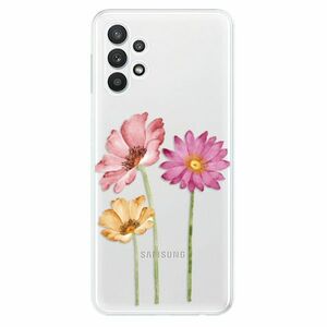 Odolné silikonové pouzdro iSaprio - Three Flowers - Samsung Galaxy A32 obraz