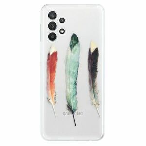 Odolné silikonové pouzdro iSaprio - Three Feathers - Samsung Galaxy A32 obraz