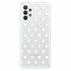 Odolné silikonové pouzdro iSaprio - Stars Pattern - white - Samsung Galaxy A32 obraz