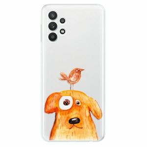 Odolné silikonové pouzdro iSaprio - Dog And Bird - Samsung Galaxy A32 obraz
