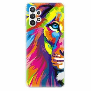 Odolné silikonové pouzdro iSaprio - Rainbow Lion - Samsung Galaxy A32 obraz