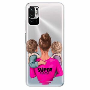Odolné silikonové pouzdro iSaprio - Super Mama - Two Boys - Xiaomi Redmi Note 10 5G obraz
