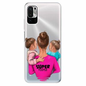 Odolné silikonové pouzdro iSaprio - Super Mama - Two Girls - Xiaomi Redmi Note 10 5G obraz