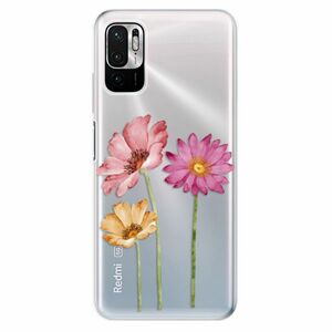 Odolné silikonové pouzdro iSaprio - Three Flowers - Xiaomi Redmi Note 10 5G obraz