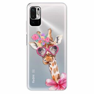 Odolné silikonové pouzdro iSaprio - Lady Giraffe - Xiaomi Redmi Note 10 5G obraz