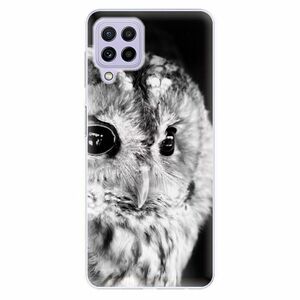 Odolné silikonové pouzdro iSaprio - BW Owl - Samsung Galaxy A22 obraz