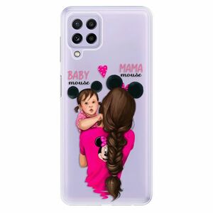 Odolné silikonové pouzdro iSaprio - Mama Mouse Brunette and Girl - Samsung Galaxy A22 obraz