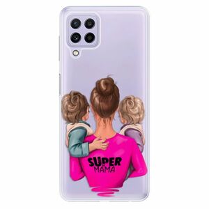 Odolné silikonové pouzdro iSaprio - Super Mama - Two Boys - Samsung Galaxy A22 obraz