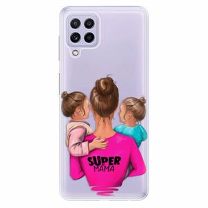 Odolné silikonové pouzdro iSaprio - Super Mama - Two Girls - Samsung Galaxy A22 obraz