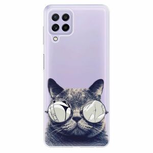 Odolné silikonové pouzdro iSaprio - Crazy Cat 01 - Samsung Galaxy A22 obraz