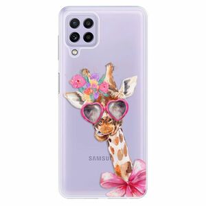 Odolné silikonové pouzdro iSaprio - Lady Giraffe - Samsung Galaxy A22 obraz