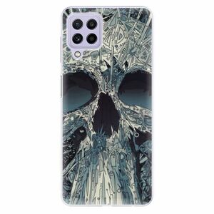Odolné silikonové pouzdro iSaprio - Abstract Skull - Samsung Galaxy A22 obraz