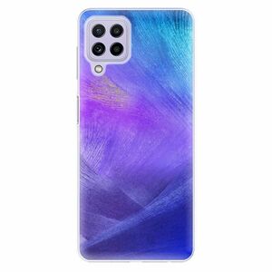Odolné silikonové pouzdro iSaprio - Purple Feathers - Samsung Galaxy A22 obraz
