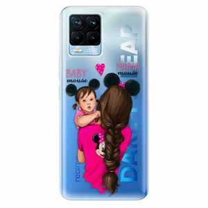 Odolné silikonové pouzdro iSaprio - Mama Mouse Brunette and Girl - Realme 8 / 8 Pro obraz