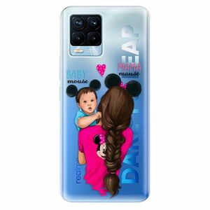 Odolné silikonové pouzdro iSaprio - Mama Mouse Brunette and Boy - Realme 8 / 8 Pro obraz