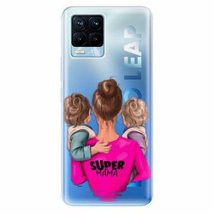 Odolné silikonové pouzdro iSaprio - Super Mama - Two Boys - Realme 8 / 8 Pro obraz