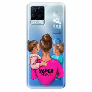 Odolné silikonové pouzdro iSaprio - Super Mama - Two Girls - Realme 8 / 8 Pro obraz