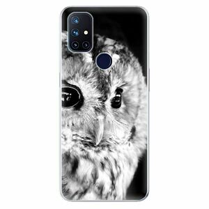 Odolné silikonové pouzdro iSaprio - BW Owl - OnePlus Nord N10 5G obraz