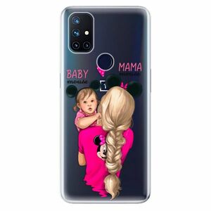 Odolné silikonové pouzdro iSaprio - Mama Mouse Blond and Girl - OnePlus Nord N10 5G obraz