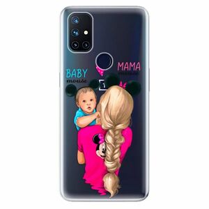 Odolné silikonové pouzdro iSaprio - Mama Mouse Blonde and Boy - OnePlus Nord N10 5G obraz